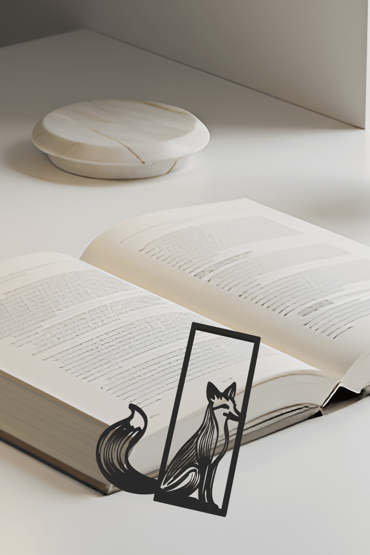 Fox Bookmark, Gift Idea 3d model