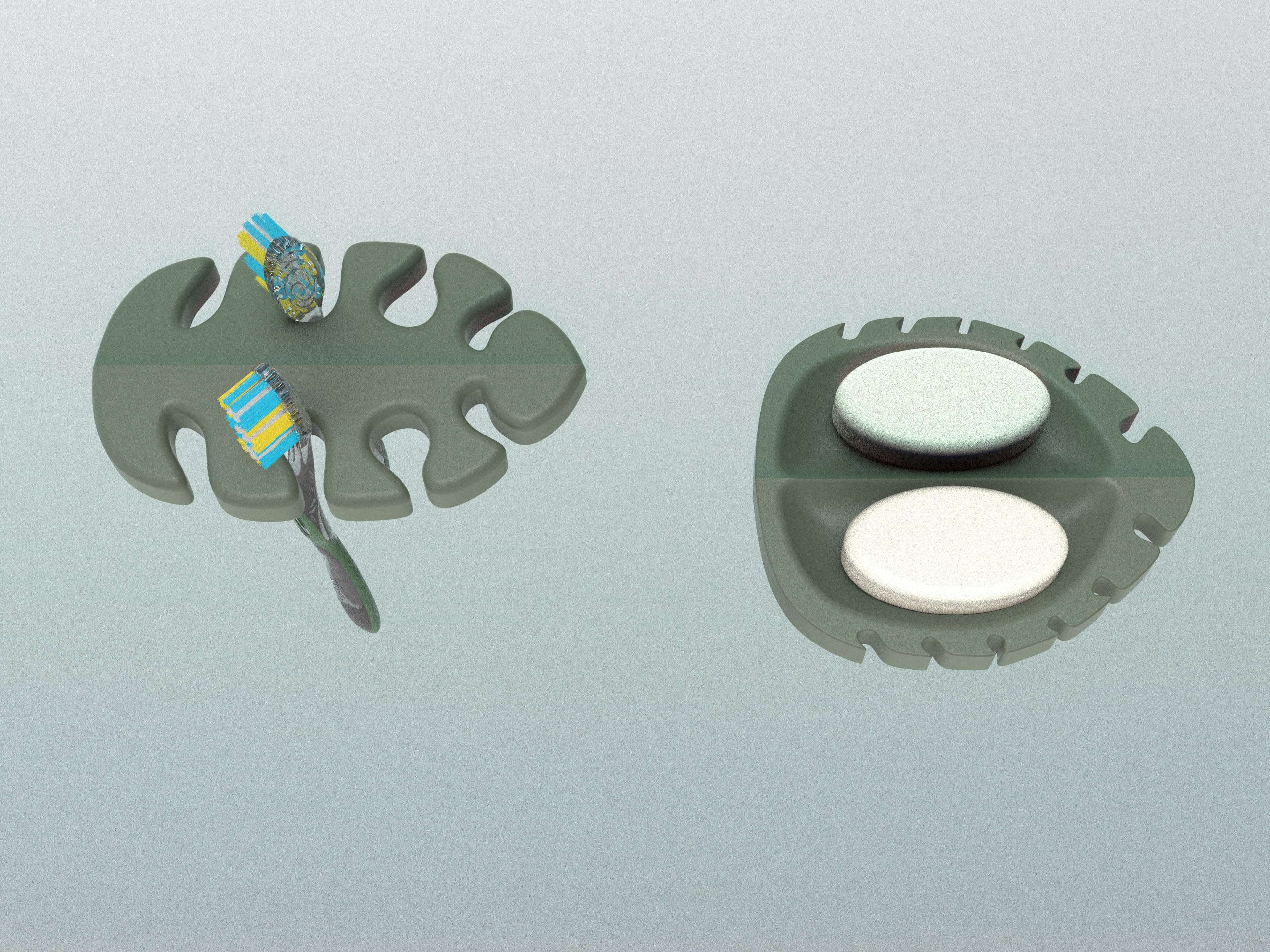 Mirror leaves 3d model