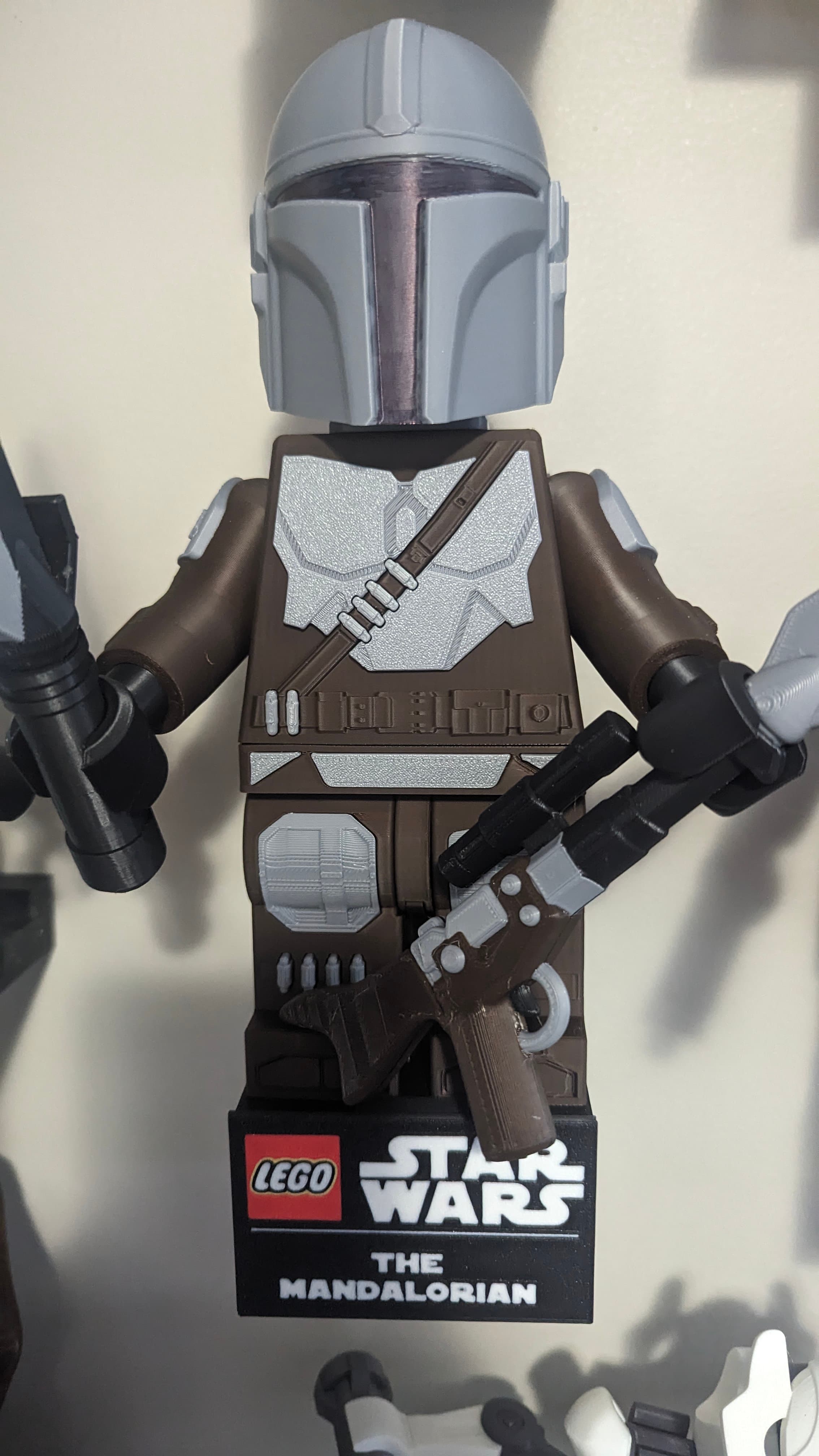 BigBricks Mandalorian Rifle Painted 3d model
