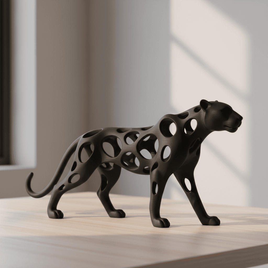 Abstract Animal Figure STL 3d model