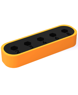 Microswiss MK8 (7mm Hex) Nozzle Holder 3d model