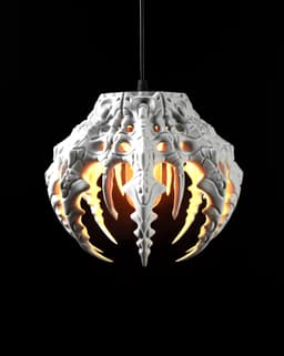 Skeletal Pendant Lamp by MODERN MACHINE 3d model