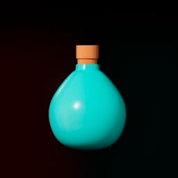 Potion shaped container 3d model