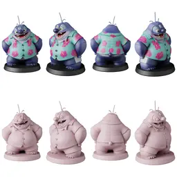 Lilo and Stitch STL Files - Stitch Funny Poses - Alien 3D Print Models 3d model