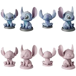 Lilo and Stitch STL Files - Stitch Funny Poses - Alien 3D Print Models 3d model