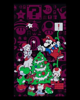 Christmas with Mario and Friends - Hueforge Fan Art 3d model