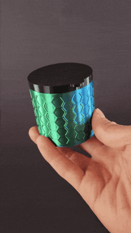 Storage Container With TPU Lid 3d model