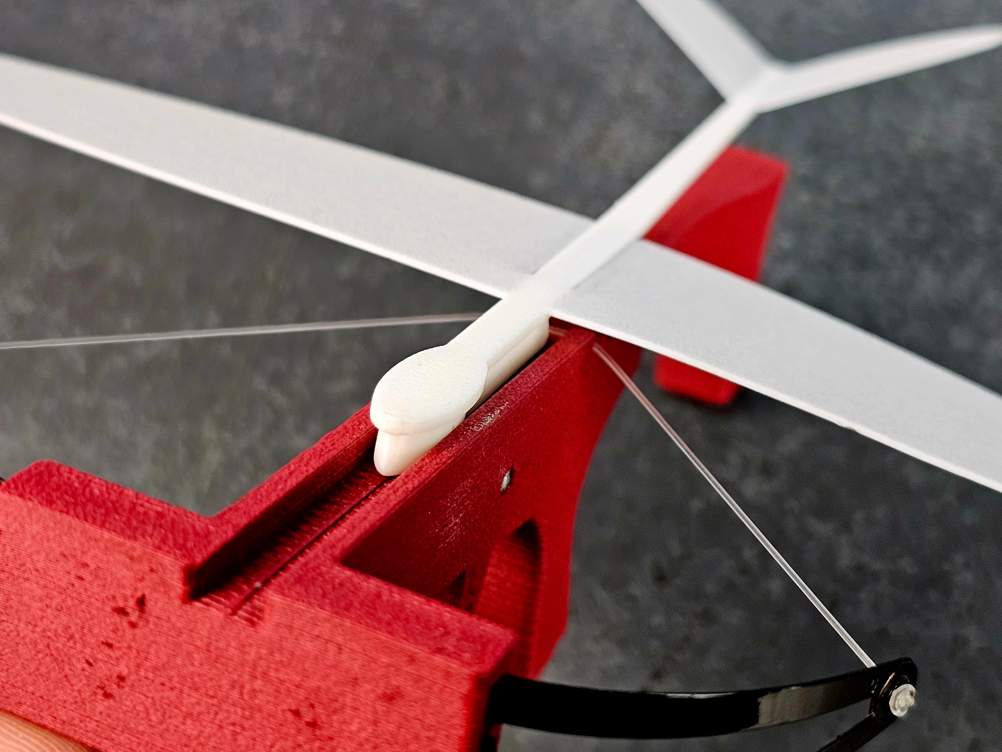 Small V-Tail Indoor Glider 3d model