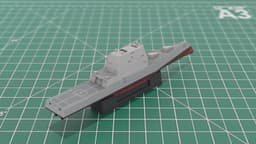 USS Zumwalt Class DDG 1000 Stealth Destroyer 3D Print STL Model 3d model