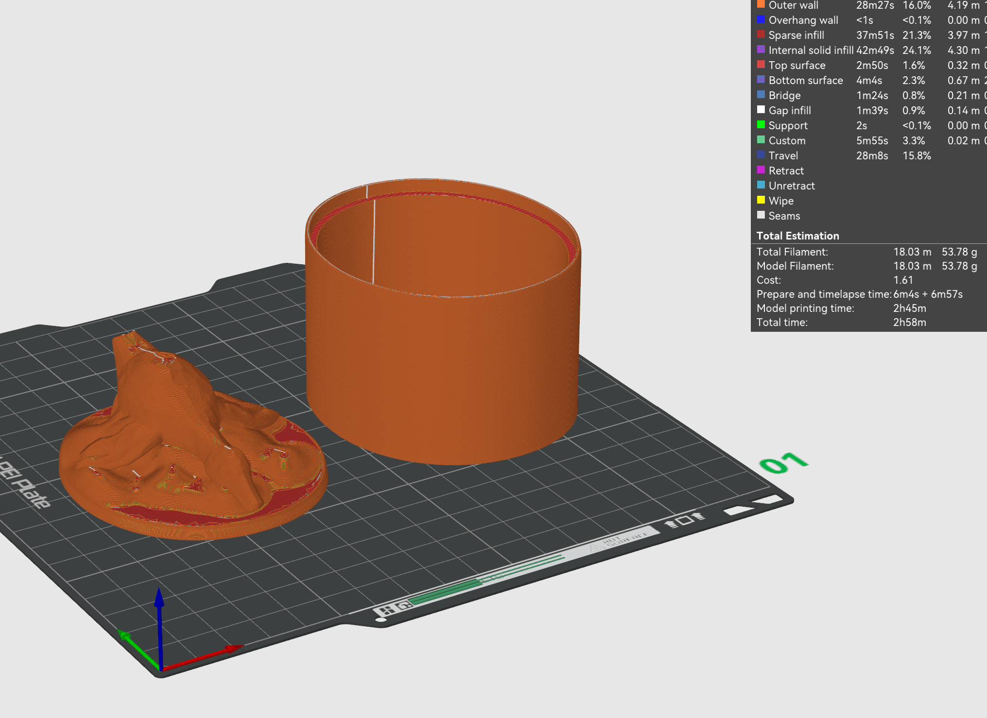 Tired Goose Trinket Container 3d model