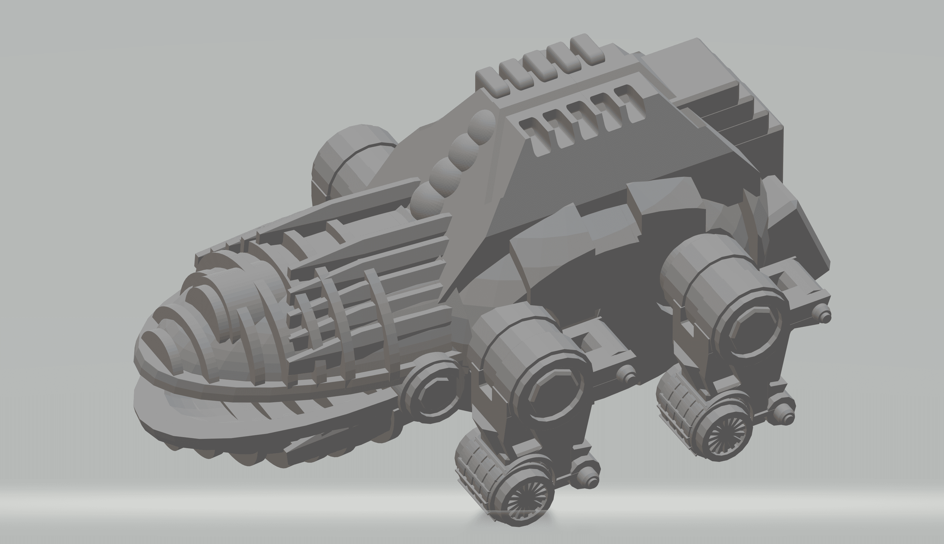 FHW: Mining Bot Server Unit EZ print kit Server Unit (BoD) 3d model