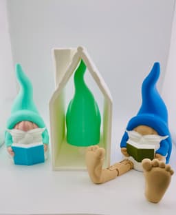 Gnome Book Nook 3d model