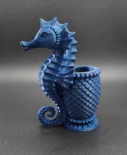 Seahorse Toothbrush or Pencil Holder 3d model