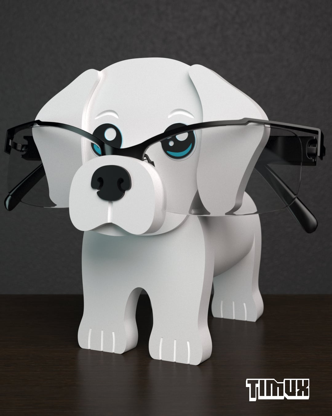 DALMATIAN GLASSES HOLDER - BLANK VERSION 3d model