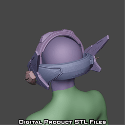 Si Fi Juno Space Ranger Helmet Overwatch 2 3d model
