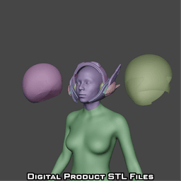 Si Fi Juno Space Ranger Helmet Overwatch 2 3d model