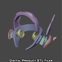 Si Fi Juno Space Ranger Helmet Overwatch 2 3d model
