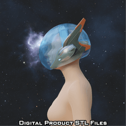Si Fi Juno Space Ranger Helmet Overwatch 2 3d model