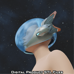 Si Fi Juno Space Ranger Helmet Overwatch 2 3d model