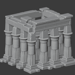 Luxor Temple 3d model