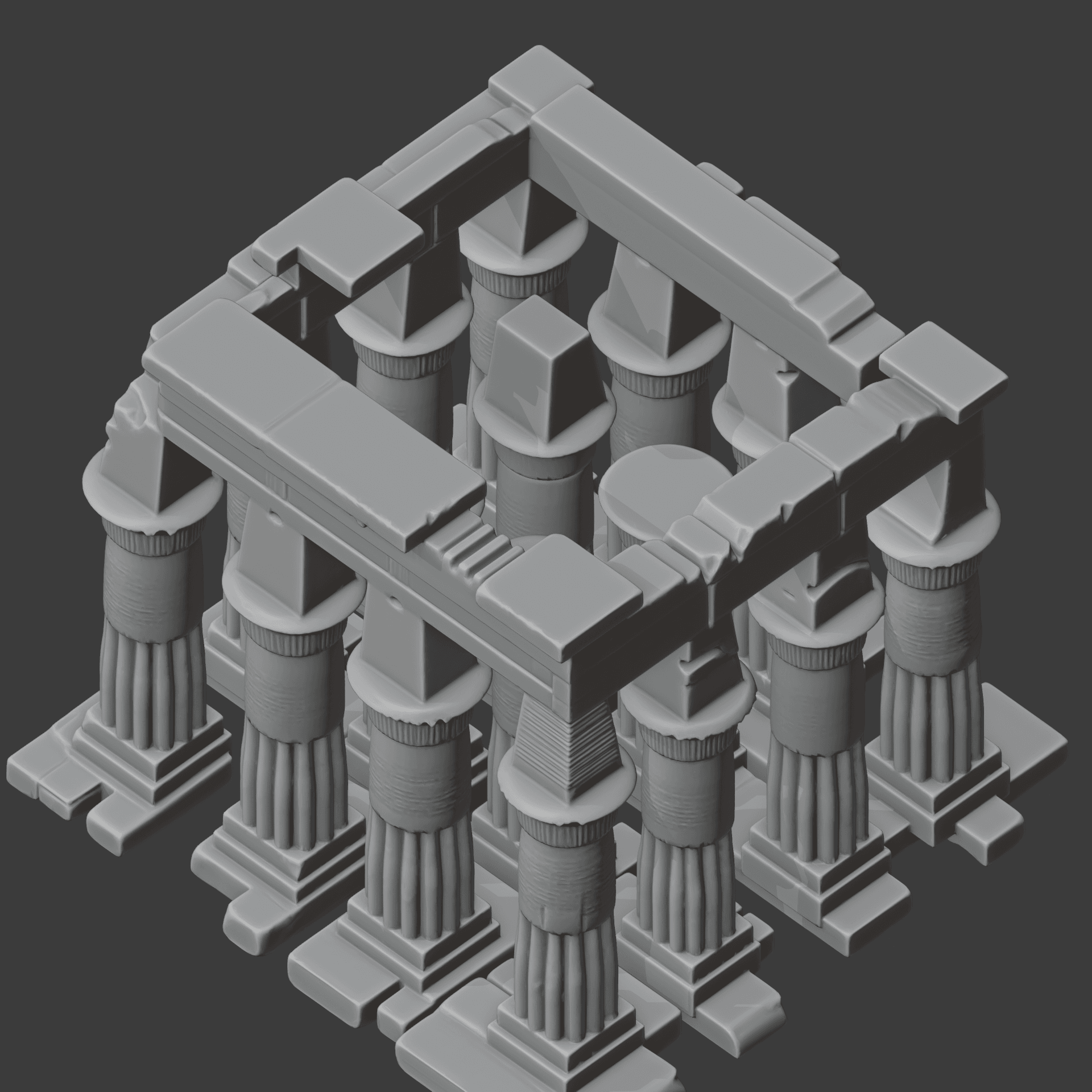 Luxor Temple 3d model