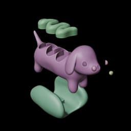 Sausage Dog 3d model