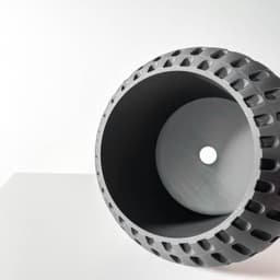 The Xander Planter Pot with Drainage Tray & Stand | Modern and Unique Home Decor for Plants 3d model