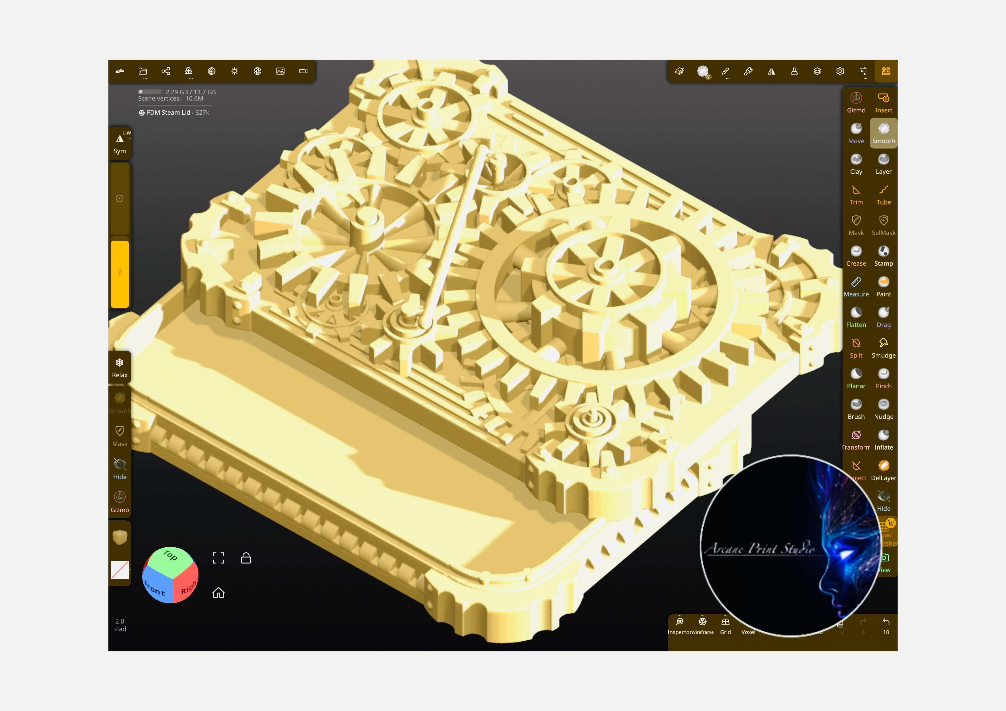 Like Clockwork Wet Palette 3d model