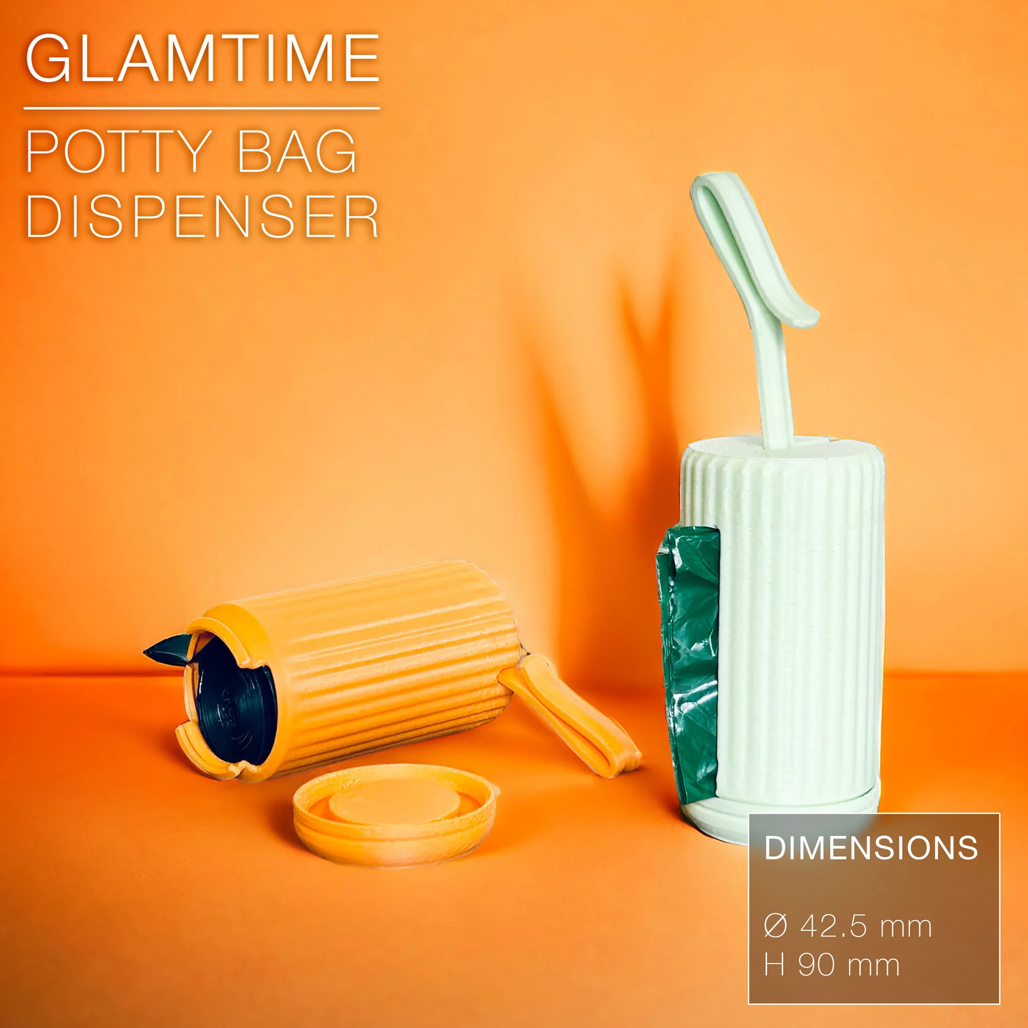 GLAMTIME | Dog potty bag dispenser 3d model