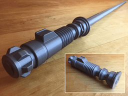 Collapsing Lightsaber(PNP) - One part Lightsaber - 3d model