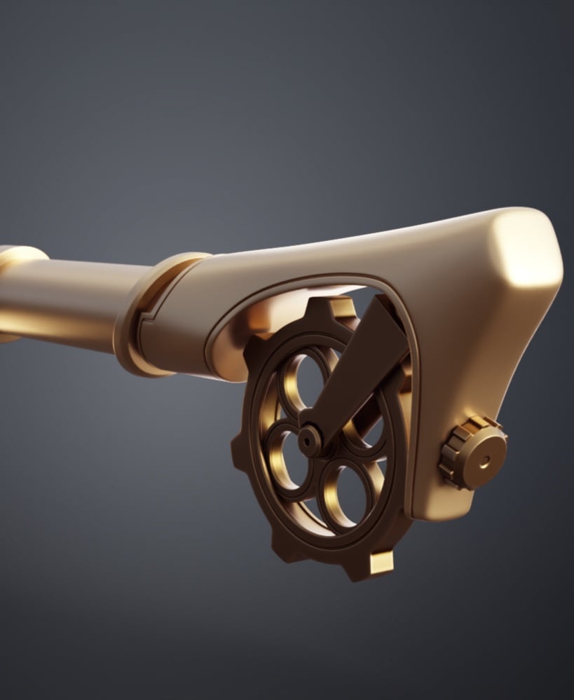 Ekko Mace - Arcane 3d model