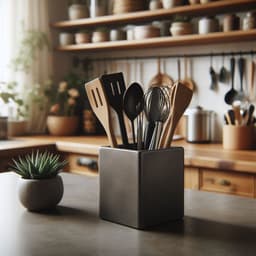Minimalist Kitchen Utensil Holder 3d model