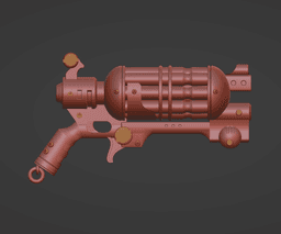 Phosphor Blast Pistol 3d model