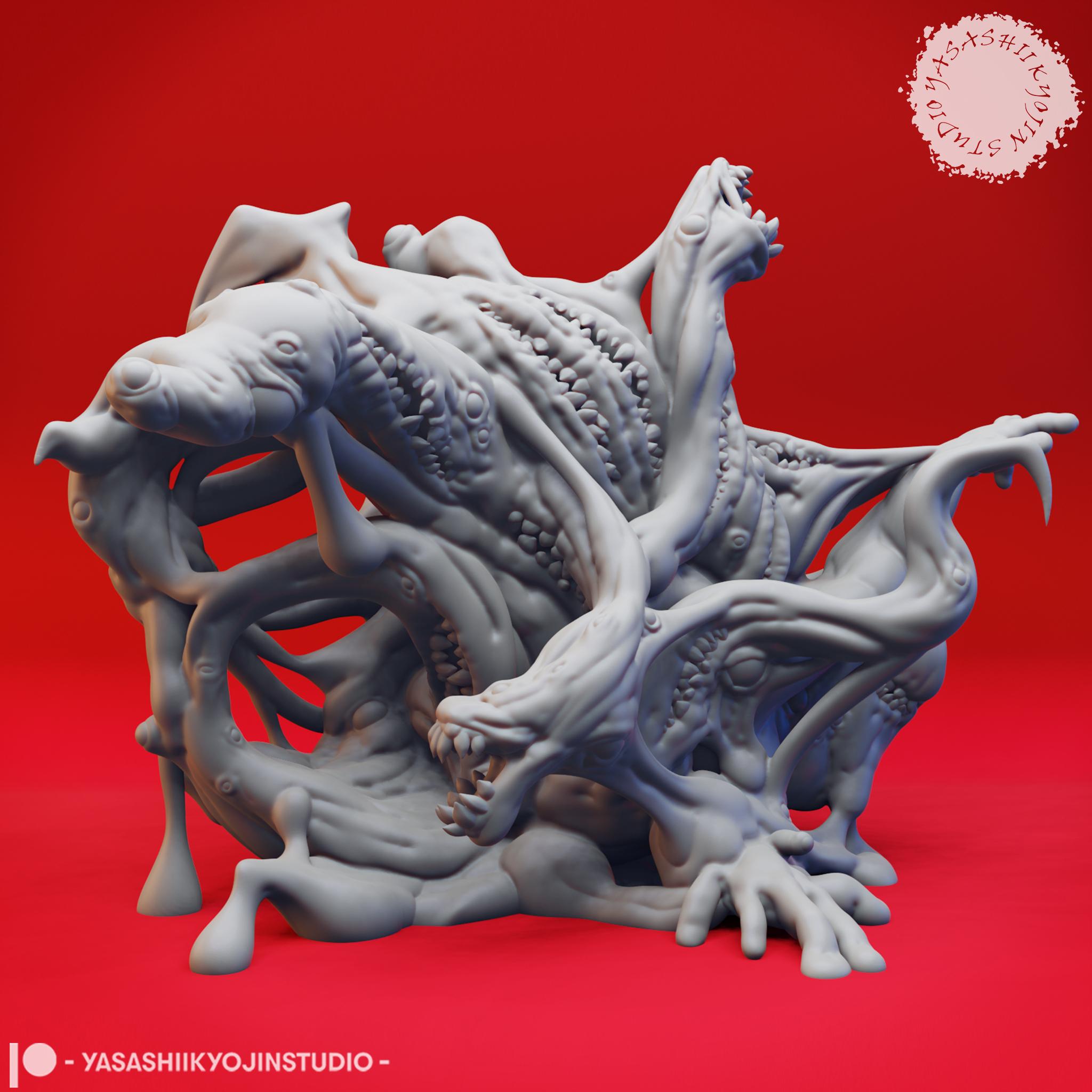 Shoggoth - Tabletop Miniature (Pre-Supported) 3d model