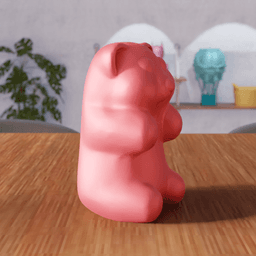 Gummy Bear Figurine - Candy Style 3d model