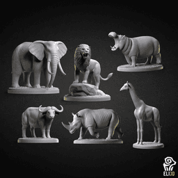 Animals - Savanna Wildlife 3d model