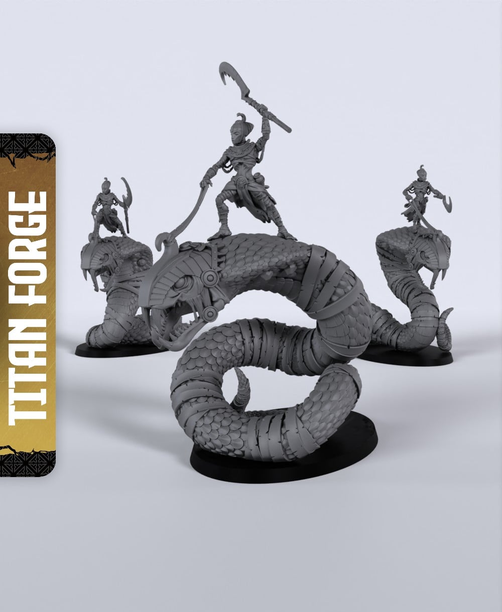 Sand Stalkers - With Free Dragon - 5e DnD Inspired for RPG and Wargamers 3d model