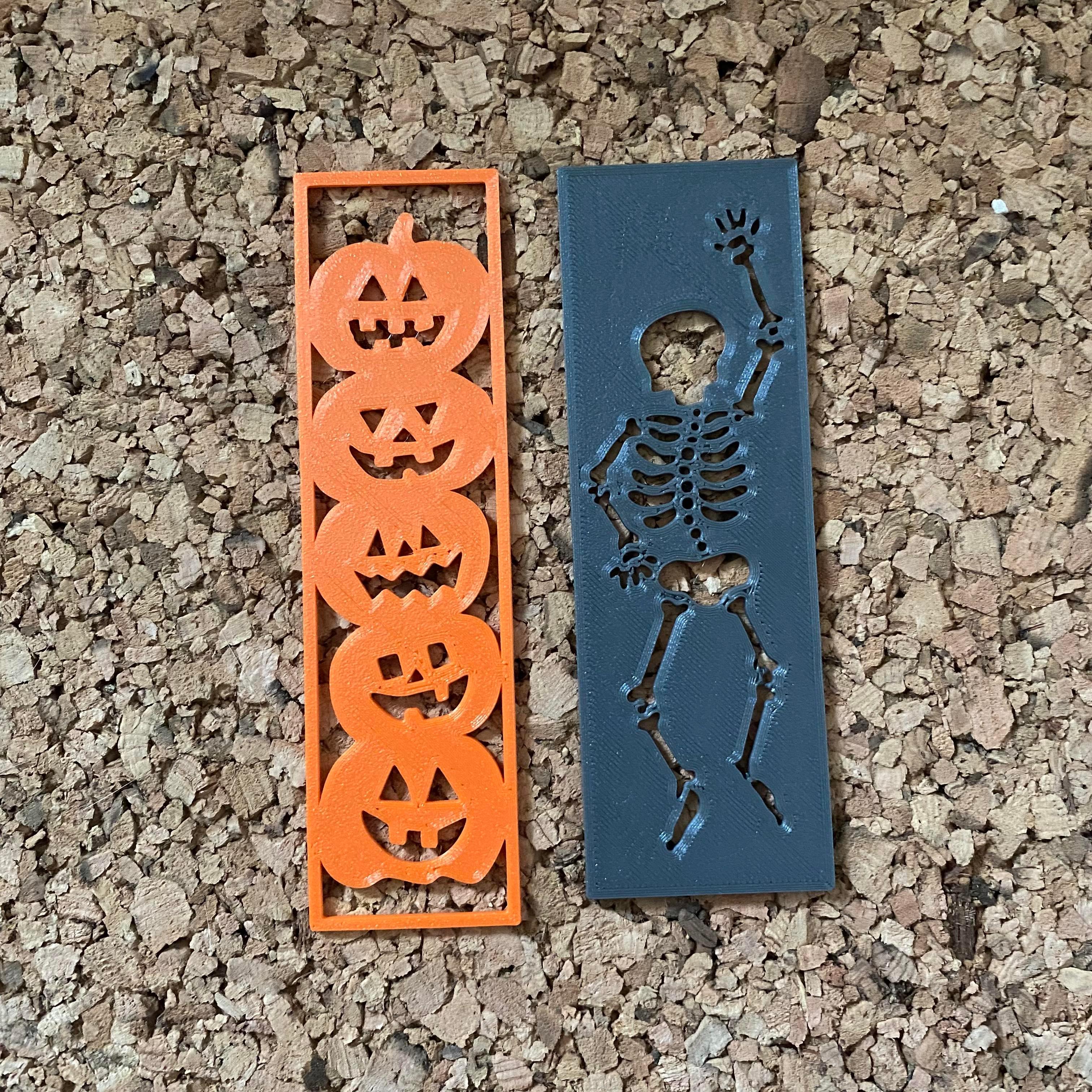 Halloween Bookmarks  3d model