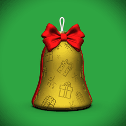 Gift Bell Ornament/Container 3d model