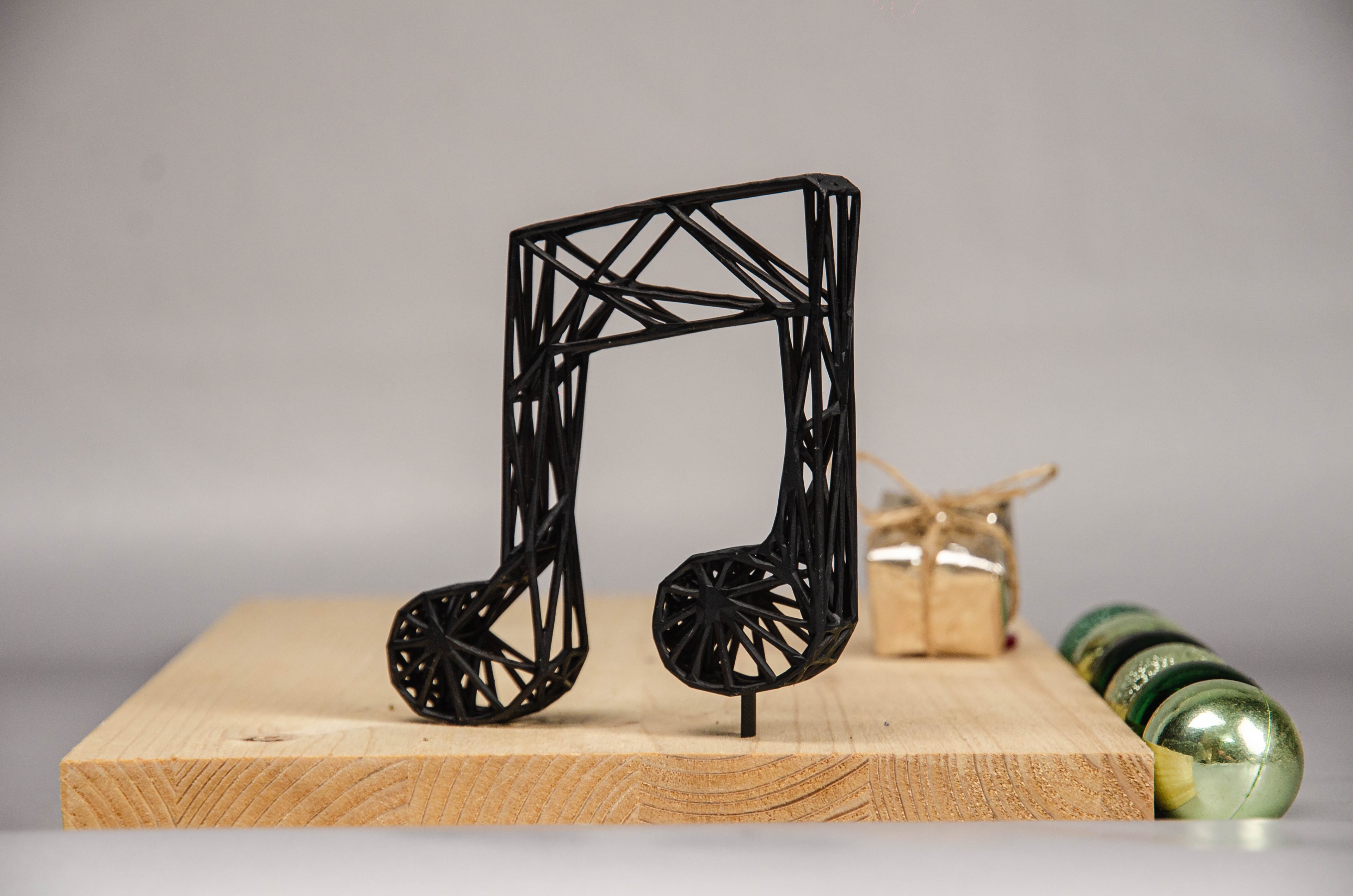 Musical Note Grid Design - Pre-supported 3d model