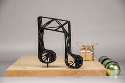 Musical Note Grid Design - Pre-supported 3d model