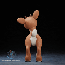 Life Size Reindeer 3D Printer STL file 3d model