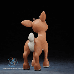 Life Size Reindeer 3D Printer STL file 3d model