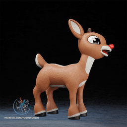 Life Size Reindeer 3D Printer STL file 3d model