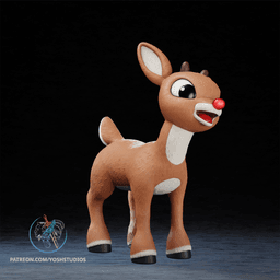 Life Size Reindeer 3D Printer STL file 3d model