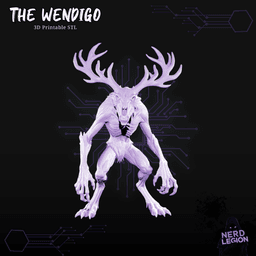 Wendigo - Dungeons and Dragons 3D Model 3d model