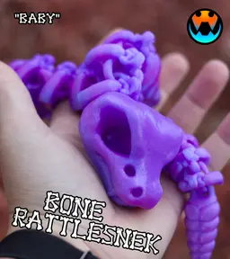 Skeleton RattleSNEK 3d model