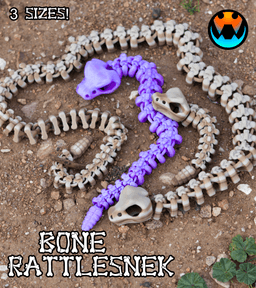 Skeleton RattleSNEK 3d model