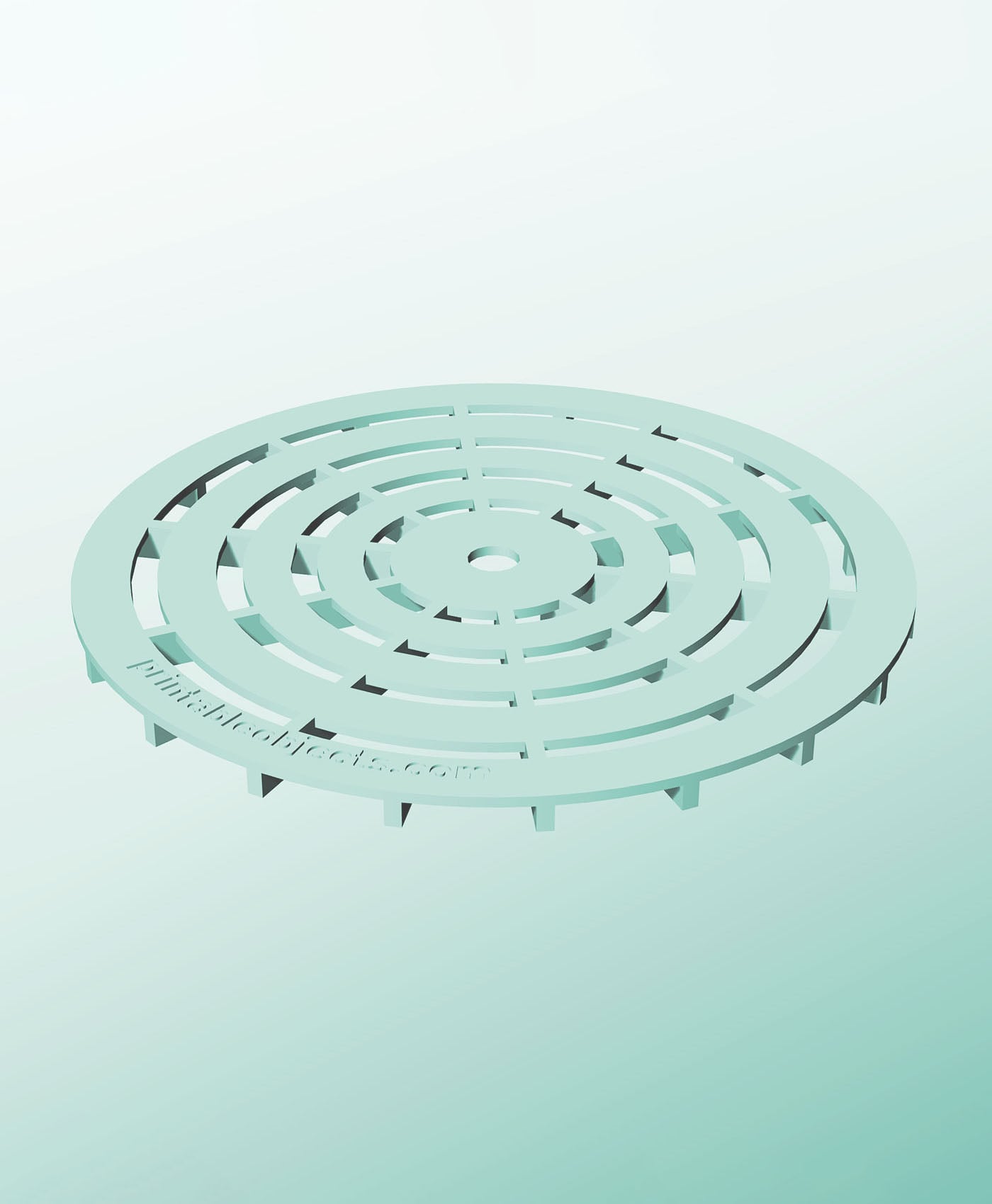 ADR162-7 Planter Drainer - Stand Mesh Screen Insert for Plant Pot 3d model