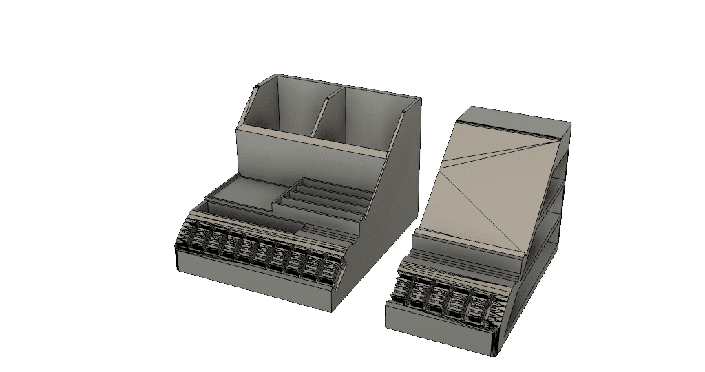 Engineer's Desk Organizer - I will gladly post this remix when it is done  - 3d model